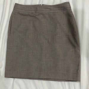 Banana Republic Gray/Tan Pencil Skirt